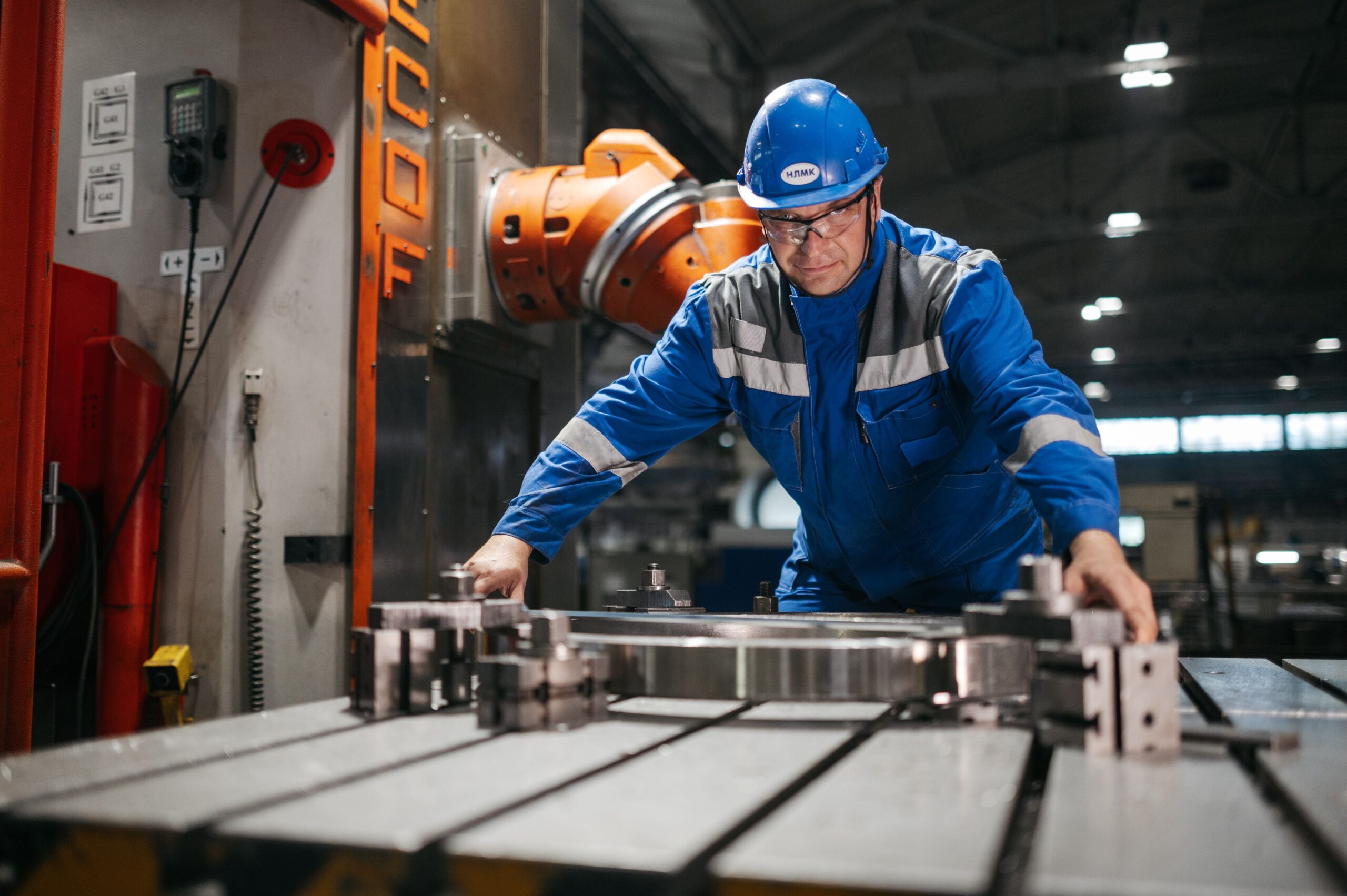 Workers in factory